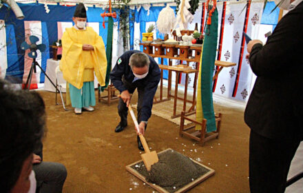 福井工場で地鎮祭を執り行いました